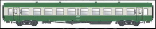 LS Models MW40034 Personenwagen USI B10t U61, 2.Kl. SNCF, Ep.IVb